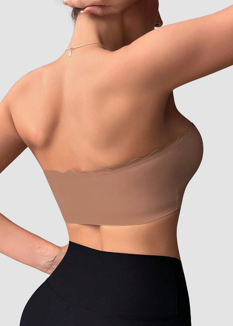 Strapless Front Closure Leopard Print Bra - FirmaHold