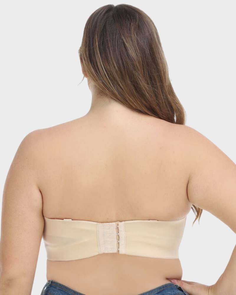 Underwire Bandeau Bra with Removable Straps - FirmFlex