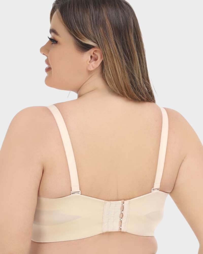 Underwire Bandeau Bra with Removable Straps - FirmFlex