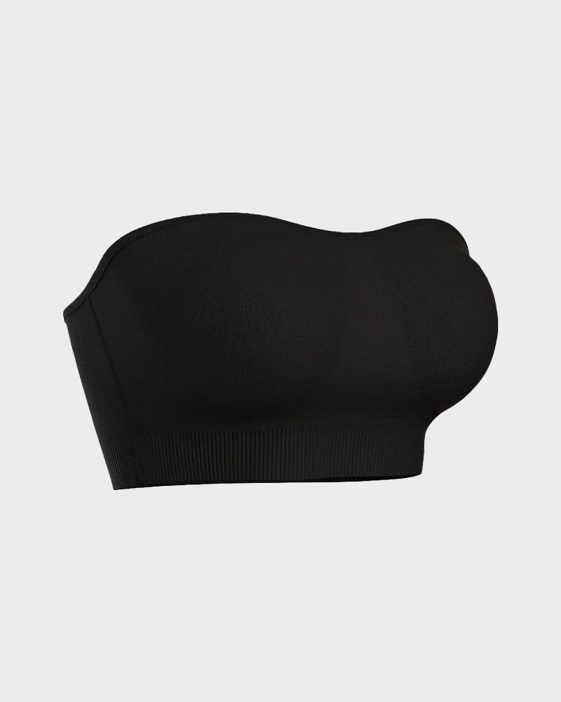 Non-Slip Seamless Strapless Bandeau Bra - FirmaHold
