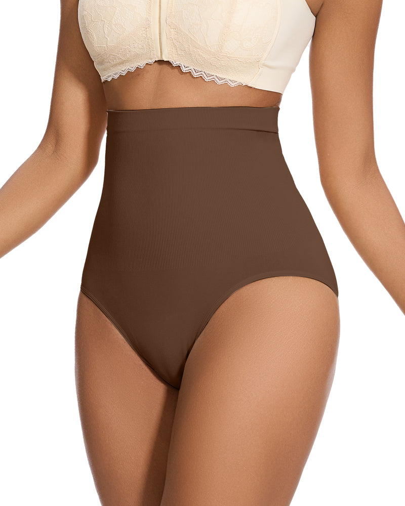 High-Waist Tummy Control Briefs 2-Pack - FirmaControl