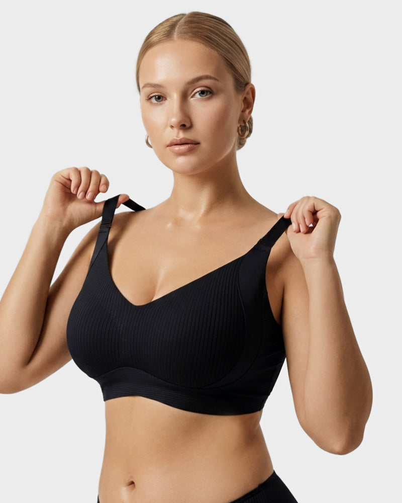 Ribbed Wireless Everyday Lift Bra 3-Pack - FirmaSoft