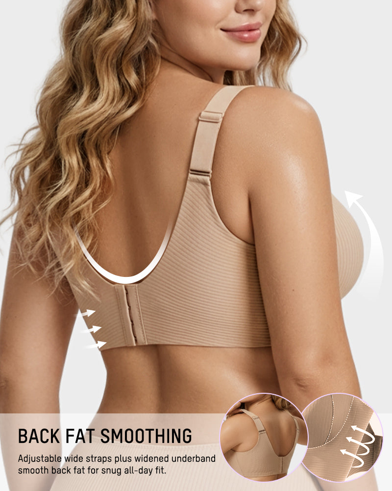 Ribbed Wireless Everyday Lift Bra 3-Pack - FirmaSoft