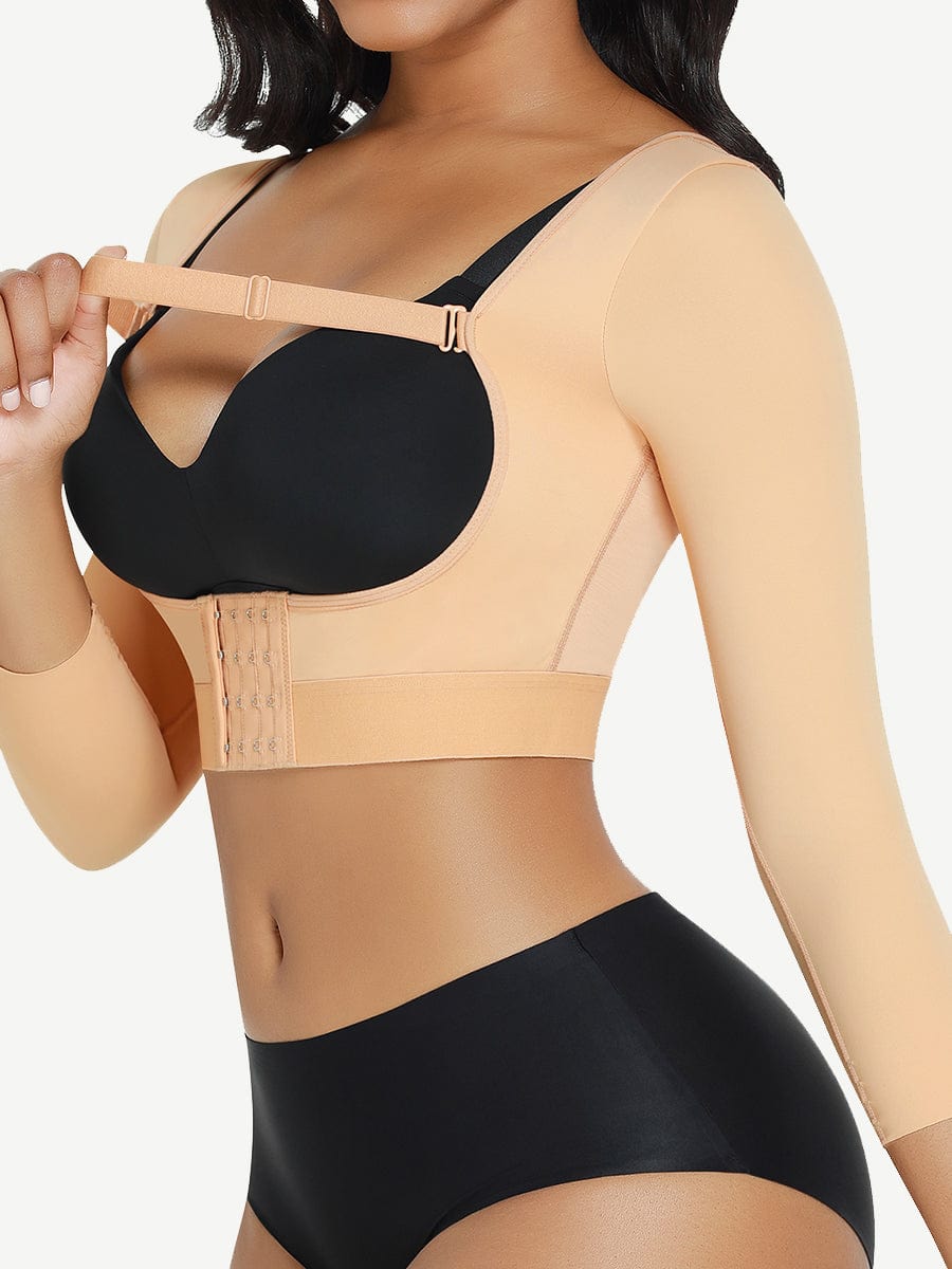 Natural Postsurgical Shaping Anti-Shake Chest Elastic Hook Adjustment Top - FirmaActive
