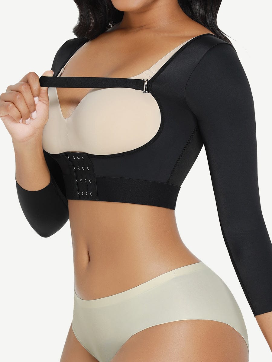 Natural Postsurgical Shaping Anti-Shake Chest Elastic Hook Adjustment Top - FirmaActive