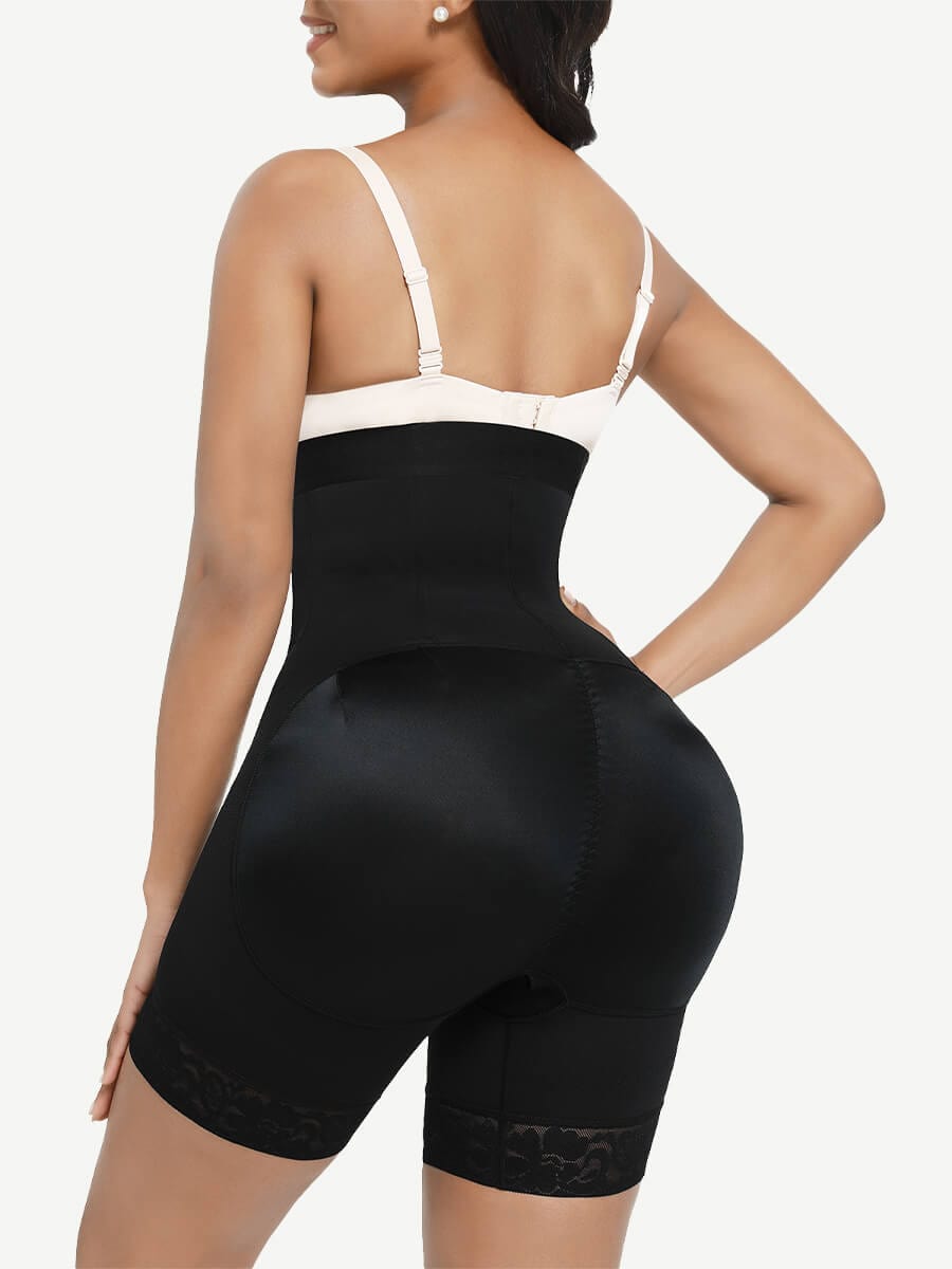Butt Lift High Waisted Shapewear Shorts with Steel Bones - FirmaHold