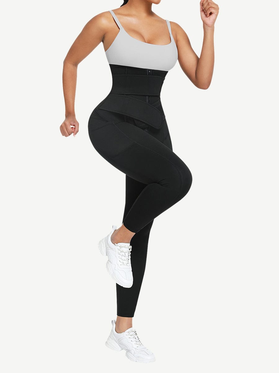 Pocket Waist Trainer Leggings with Butt-Lift Design - FirmaControl
