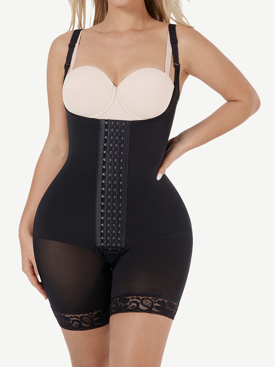 Post-Surgical Full Body Compression Shapewear with Adjustable Buckles - FirmaHold