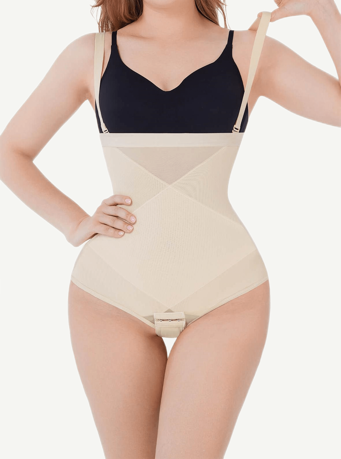 Tummy Control Panties with Abdominal Crossover Design - FirmaActive