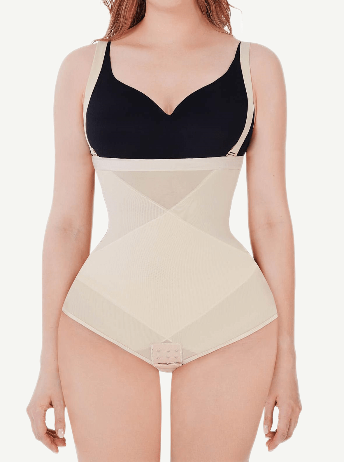 Tummy Control Panties with Abdominal Crossover Design - FirmaActive