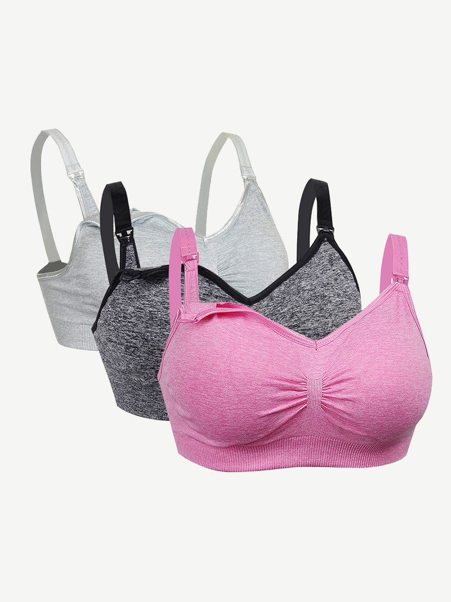 Wireless Seamless Maternity Nursing Bra 2/3 Pack - FirmaSoft