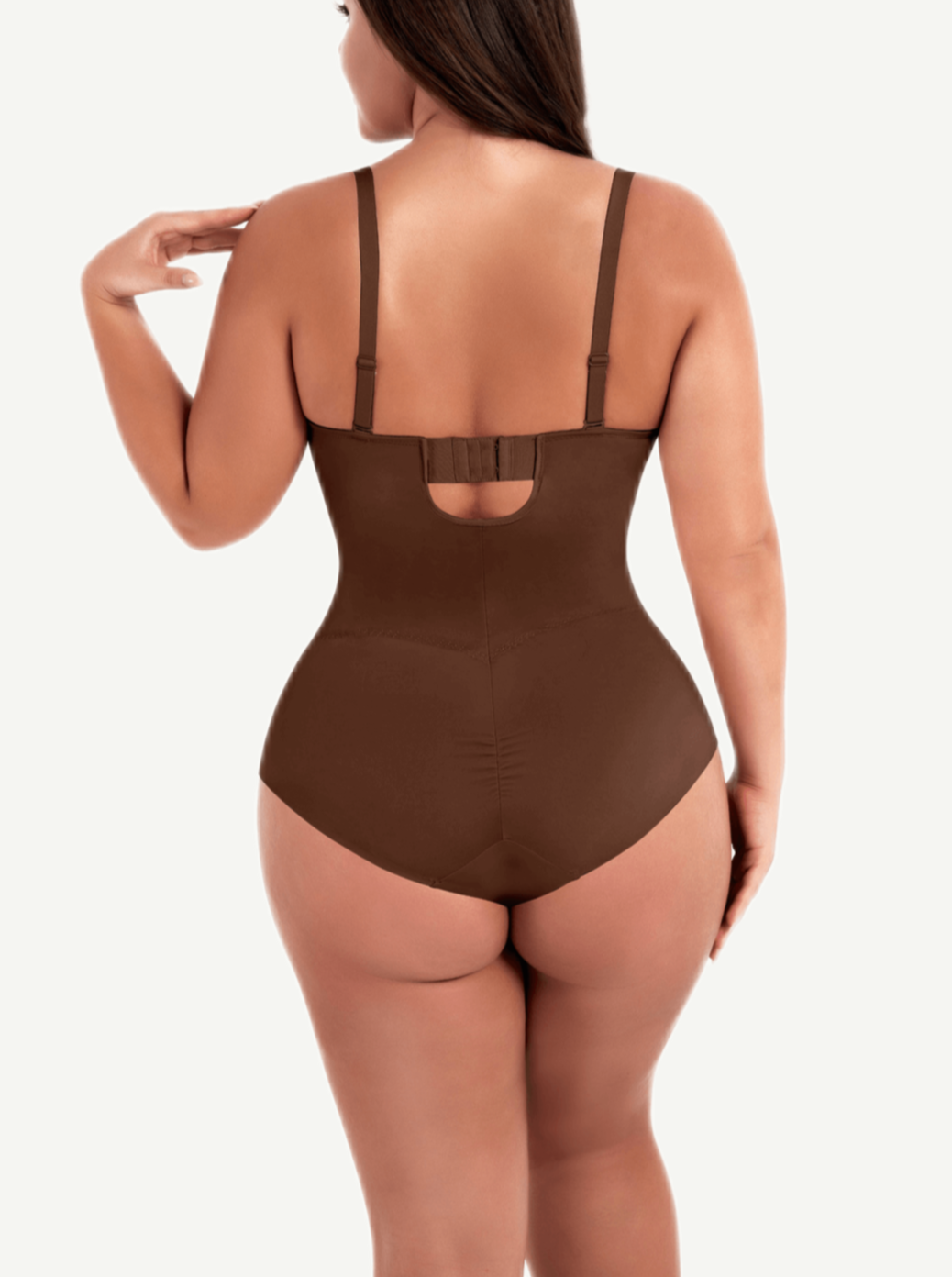 Fancy Cupped Shaping Bodysuit with Underwire Bra - FirmaHold