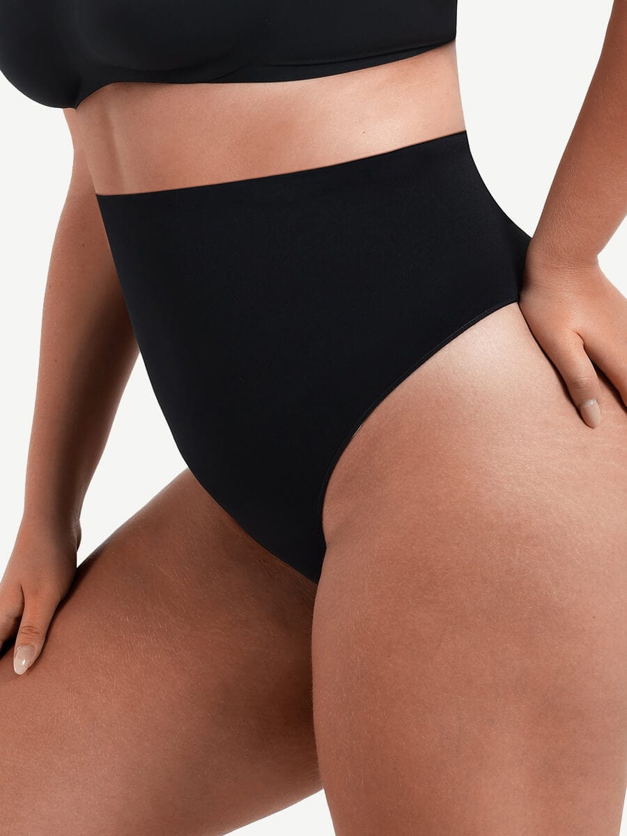Seamless Instant Smooth Tummy Control Thong Panties - FirmaSmooth