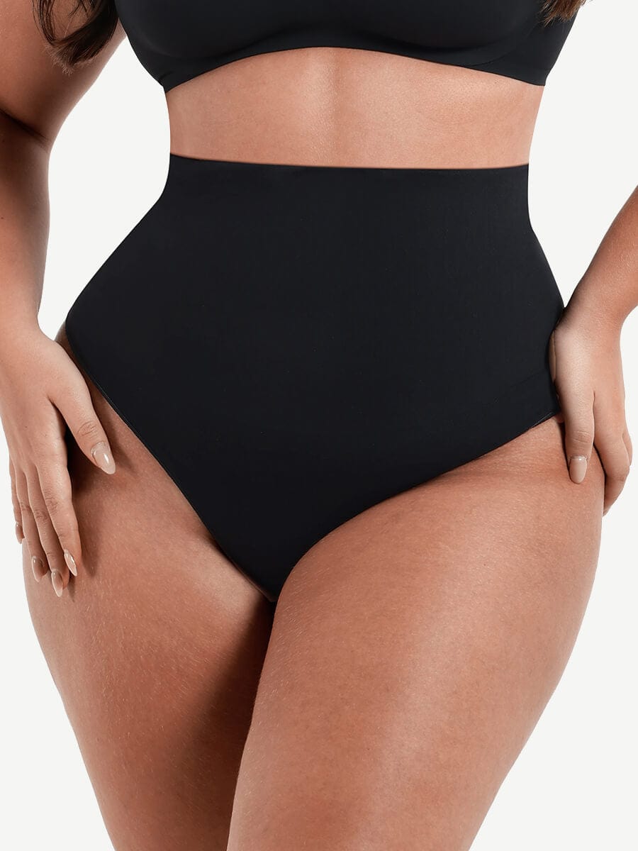 Seamless Instant Smooth Tummy Control Thong Panties - FirmaSmooth