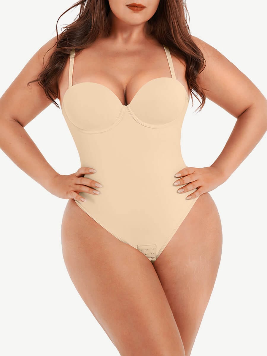Breathable Underwire Tummy Control Shapewear Bodysuit - FirmaHold