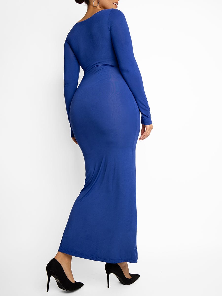 Light Shaping Abdomen Tightening Maxi Dress - FirmaSculpt