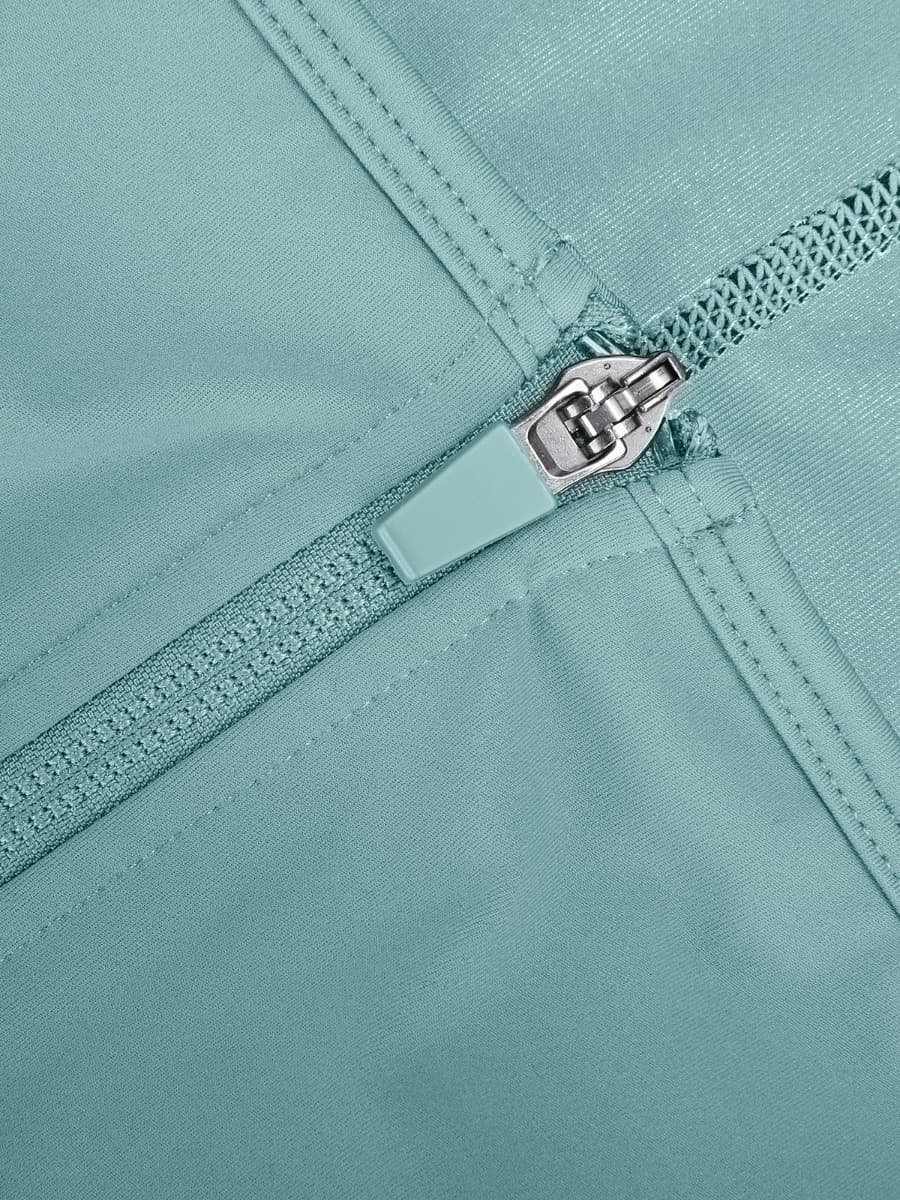Zip-Front Sports Sauna Shaping Jumpsuit - FirmaActive