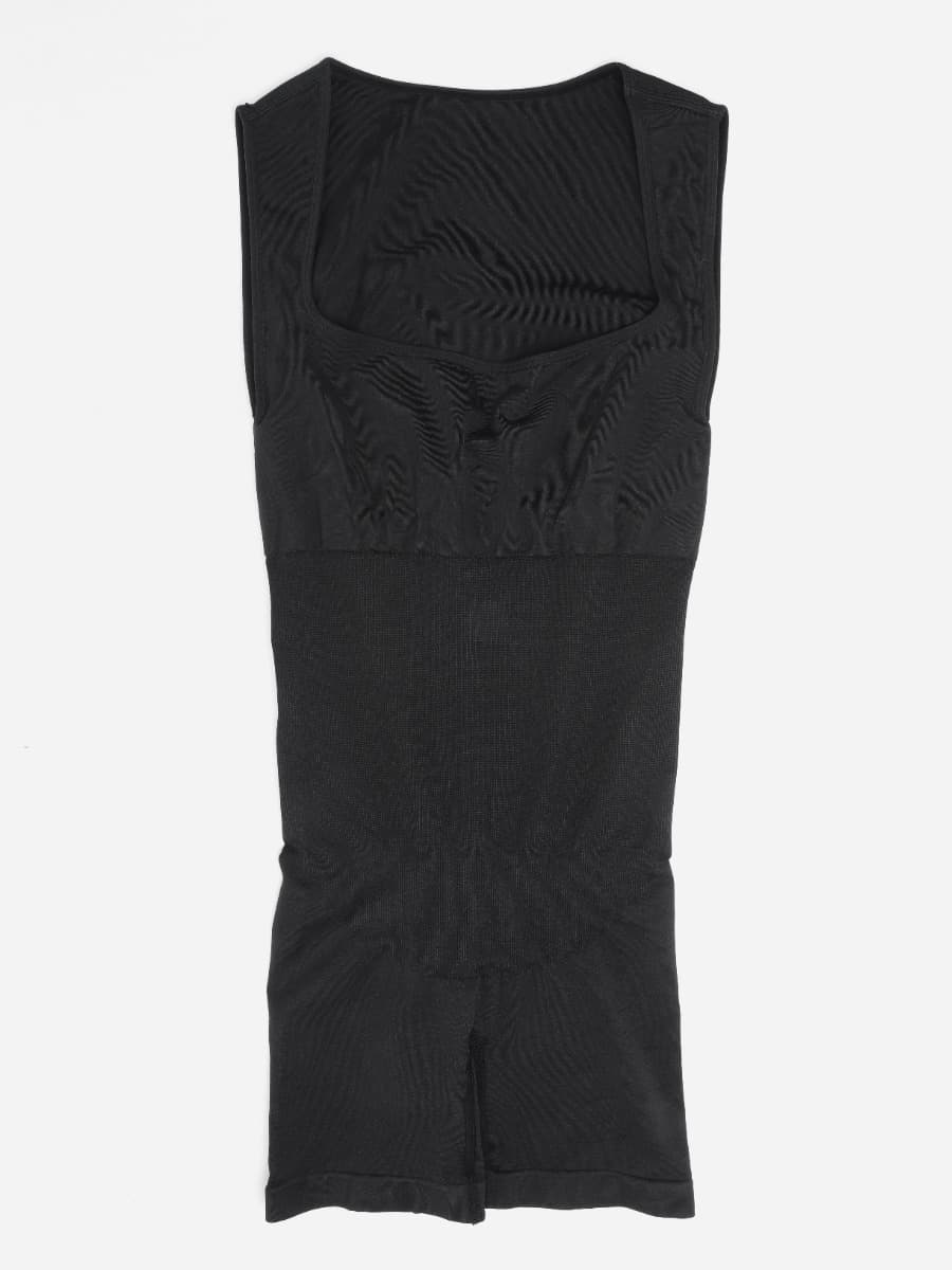 Square Neck Waist and Belly Shaping Jumpsuit - FirmaSculpt