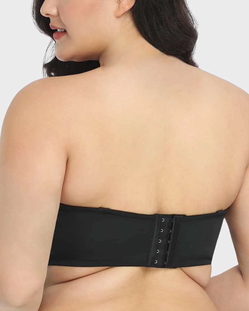 Underwire Bandeau Bra with Removable Straps - FirmFlex