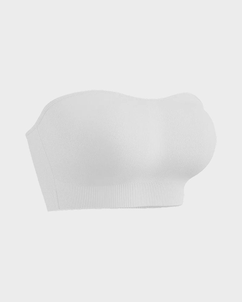 Non-Slip Seamless Strapless Bandeau Bra - FirmaHold