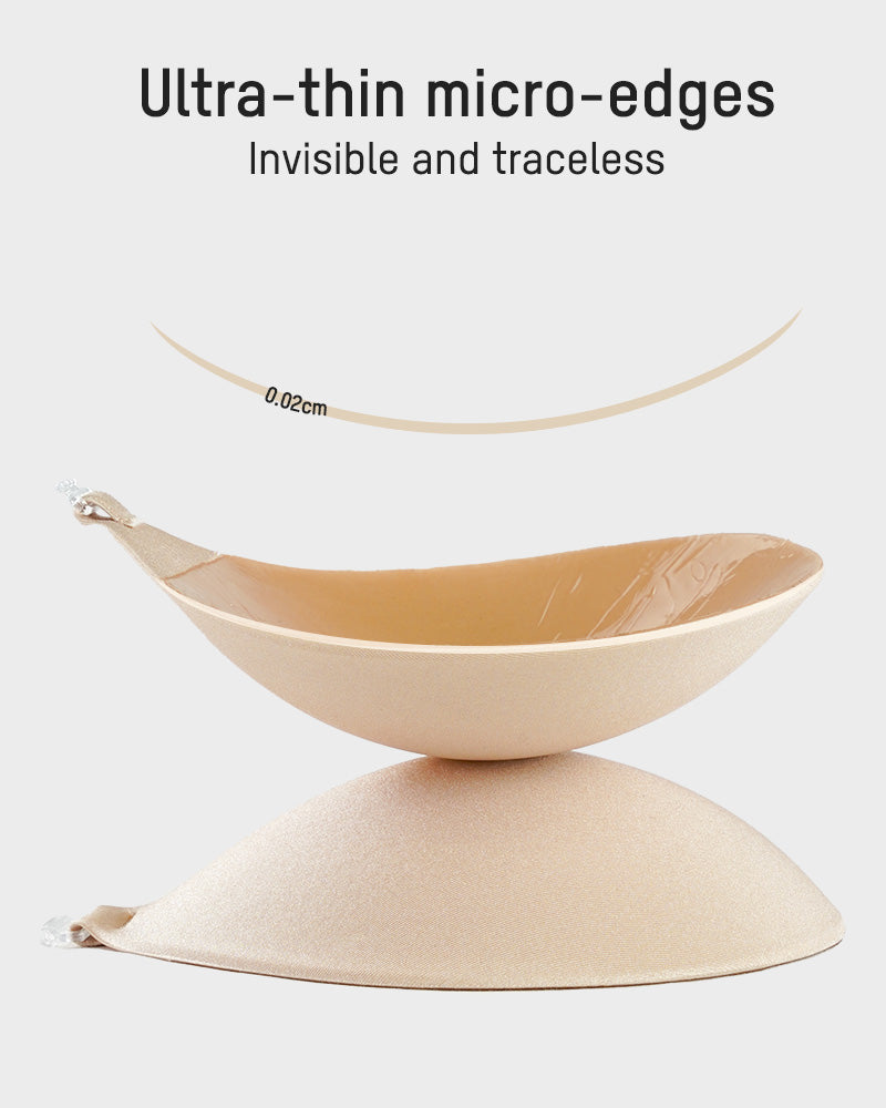 Front Closure Adhesive Invisible Push-Up Bra 2-Pack - FirmaHold