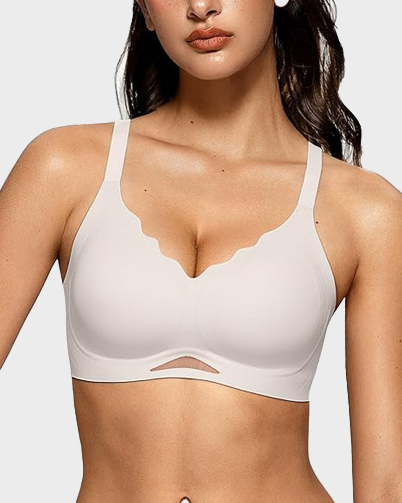 Seamless Wireless Mesh Comfort Bra - FirmaBreeze