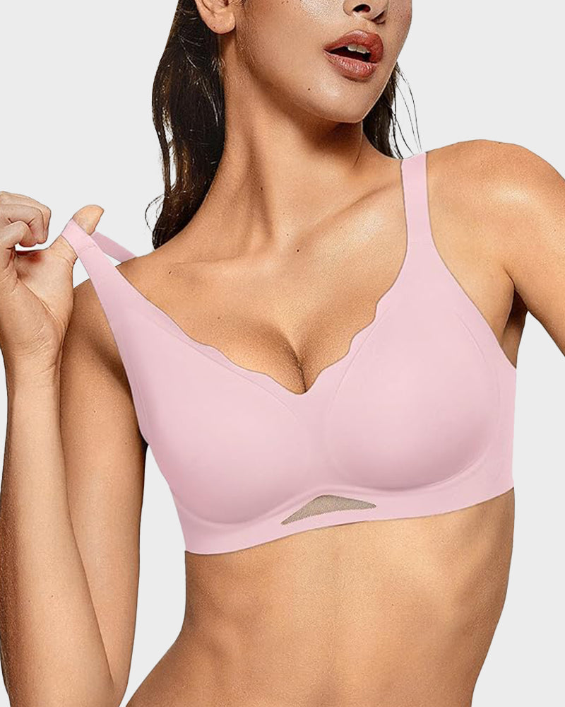 Seamless Wireless Mesh Comfort Bra - FirmaBreeze
