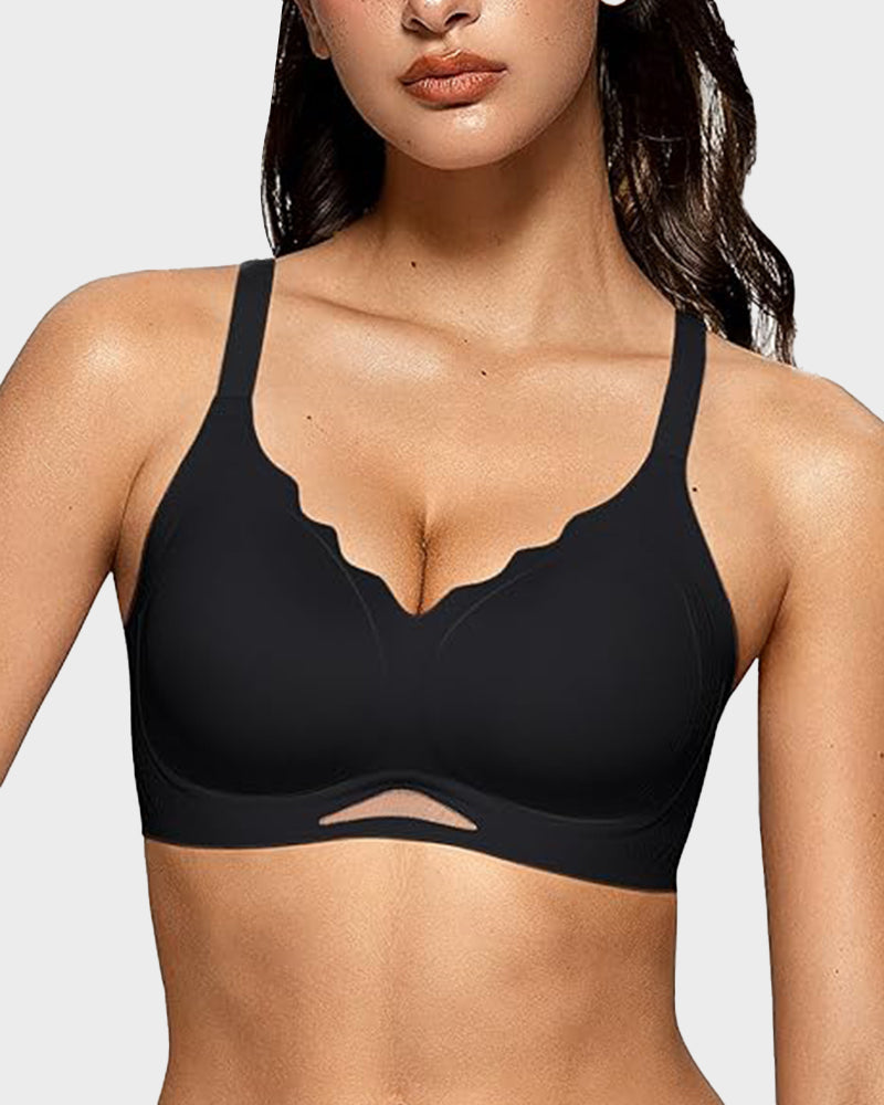 Seamless Wireless Mesh Comfort Bra - FirmaBreeze