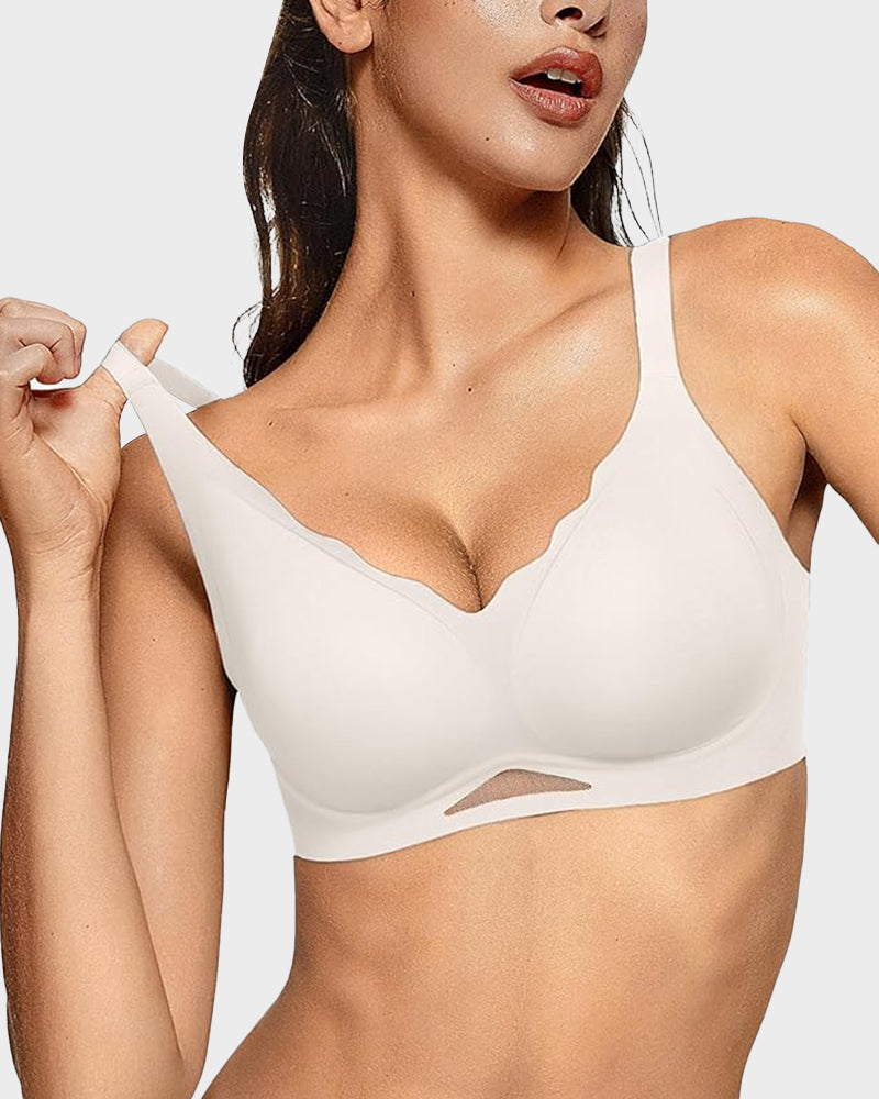 Seamless Wireless Mesh Comfort Bra - FirmaBreeze