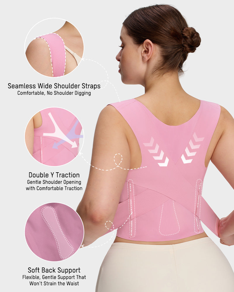 Adjustable Posture Corrector Shaping Vest - FirmaSculpt