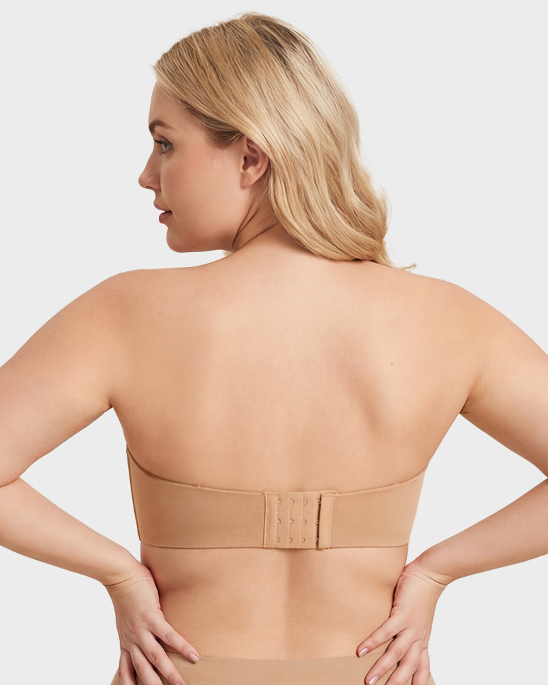 Stay-Put Strapless Support Bra - FirmHold
