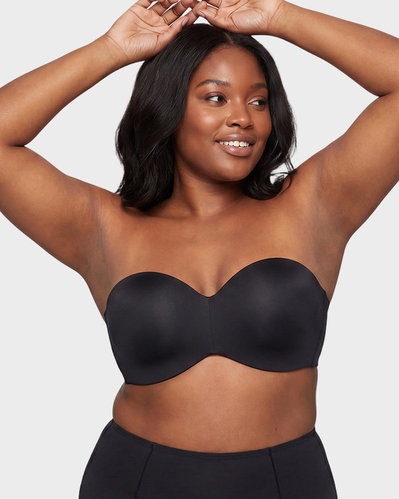 Stay-Put Strapless Support Bra - FirmHold