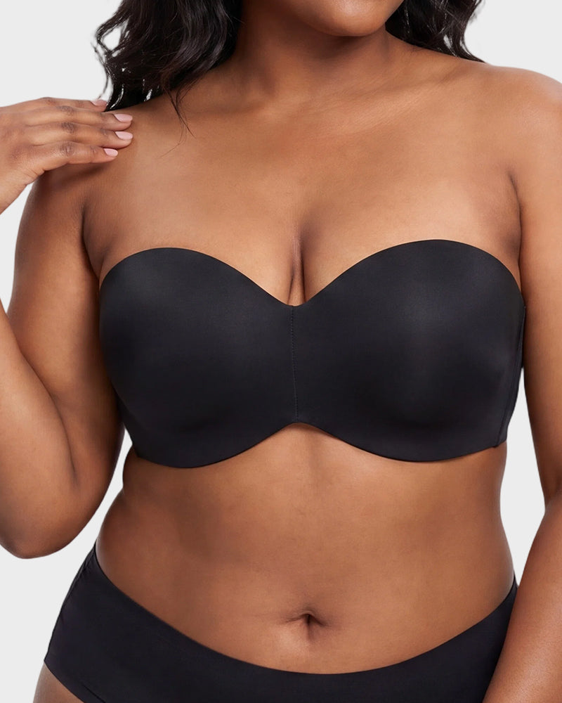 Stay-Put Strapless Support Bra - FirmHold