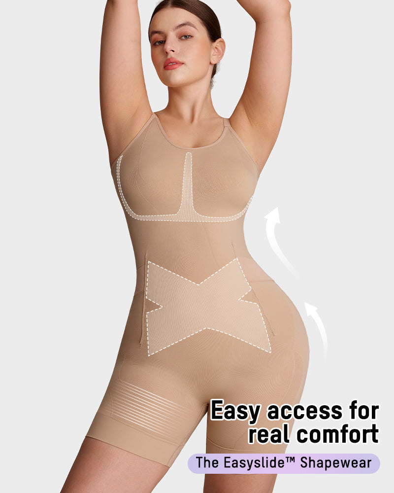 EasySlide Seamless Sculpting Bodysuit - FirmaSculpt