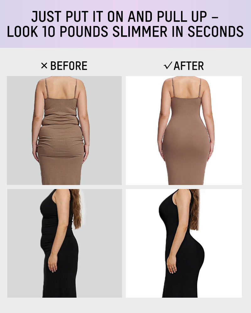 High-Waist Tummy Control Shaping Shorts - FirmaControl