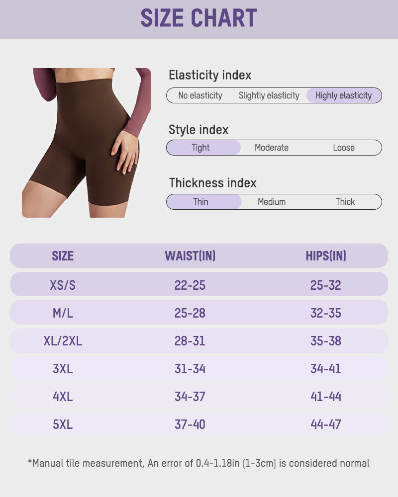 High-Waist Tummy Control Shaping Shorts - FirmaControl