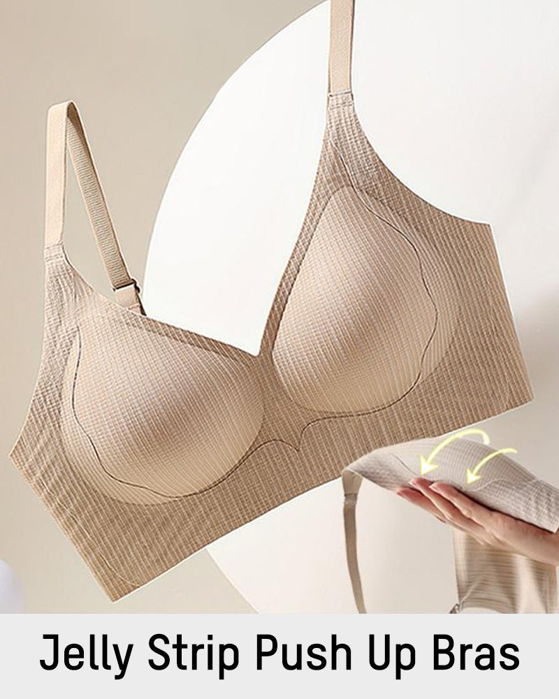 Wireless V-Neck Jelly Lift Bra - FirmaLift