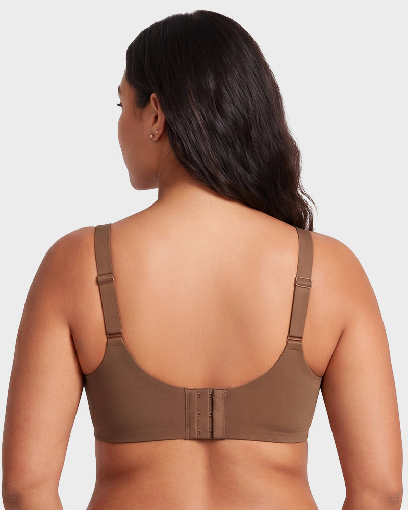 Bare-Edge Unlined Demi Lift Bra with Jelly Gel - FirmaLift