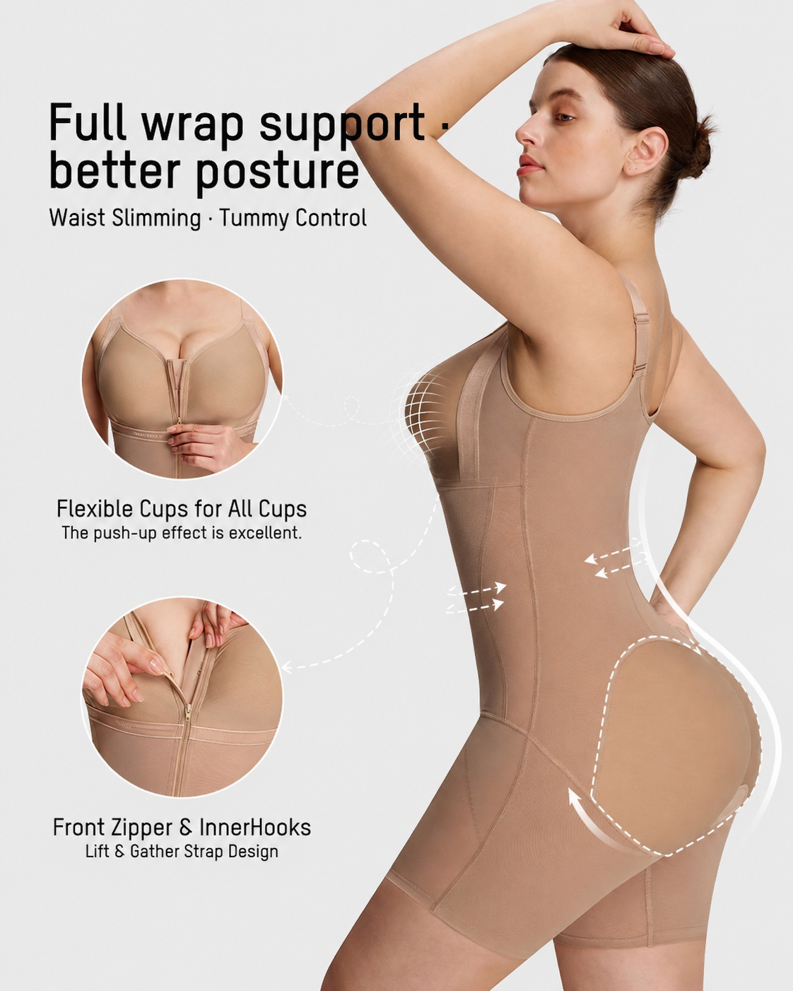 4-in-1 Hourglass Sculpting Bodysuit - FirmaSculpt