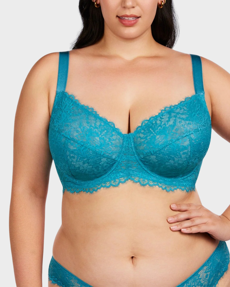 Ultra-Light Lace Underwire Push-Up Bra - FirmaLace