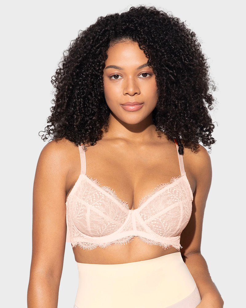 Ultra-Light Lace Underwire Push-Up Bra - FirmaLace