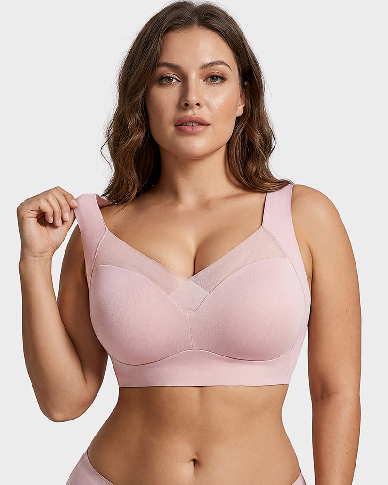 Wireless Smoothing Mesh Comfort Bra - FirmaBreeze
