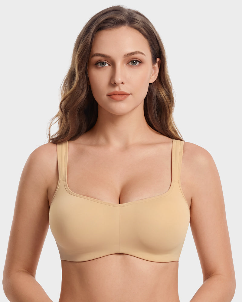 Cooling Square-Neck Underwire Bra - FirmaBreeze