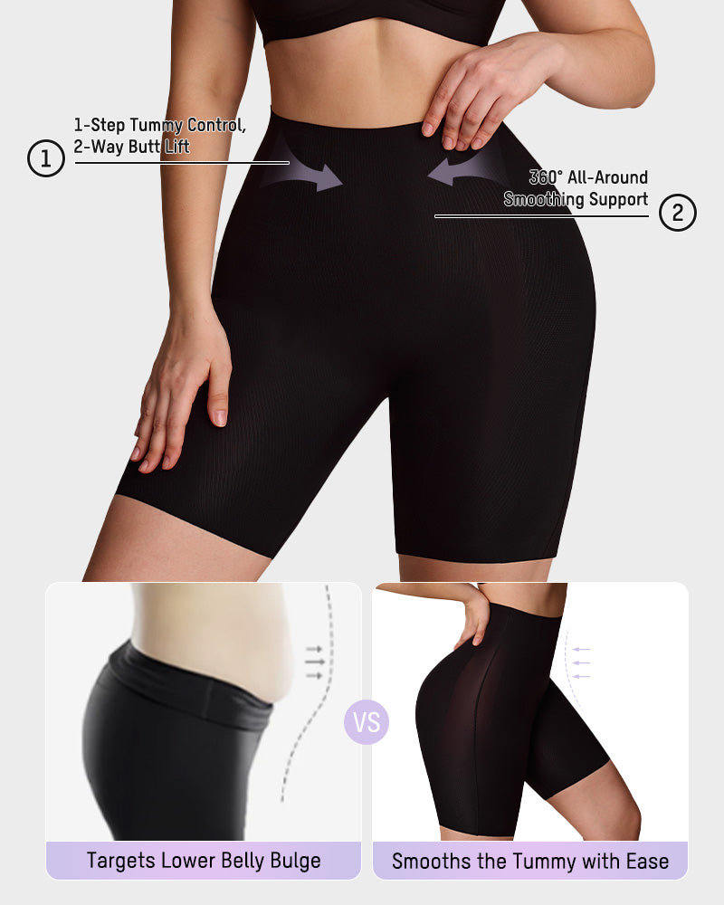 Cooling High-Waist Shaping Shorts - FirmaControl
