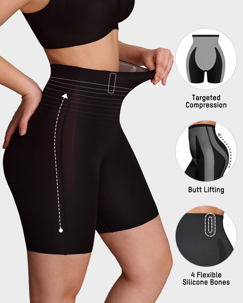 Cooling High-Waist Shaping Shorts - FirmaControl