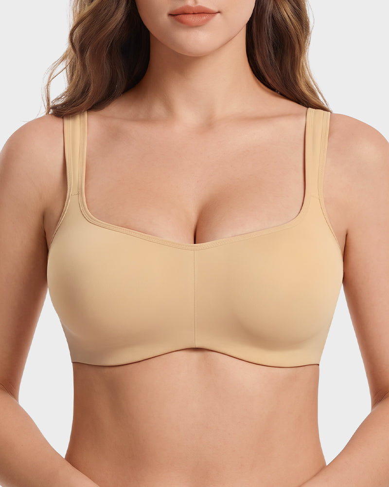 Cooling Square-Neck Underwire Bra - FirmaBreeze