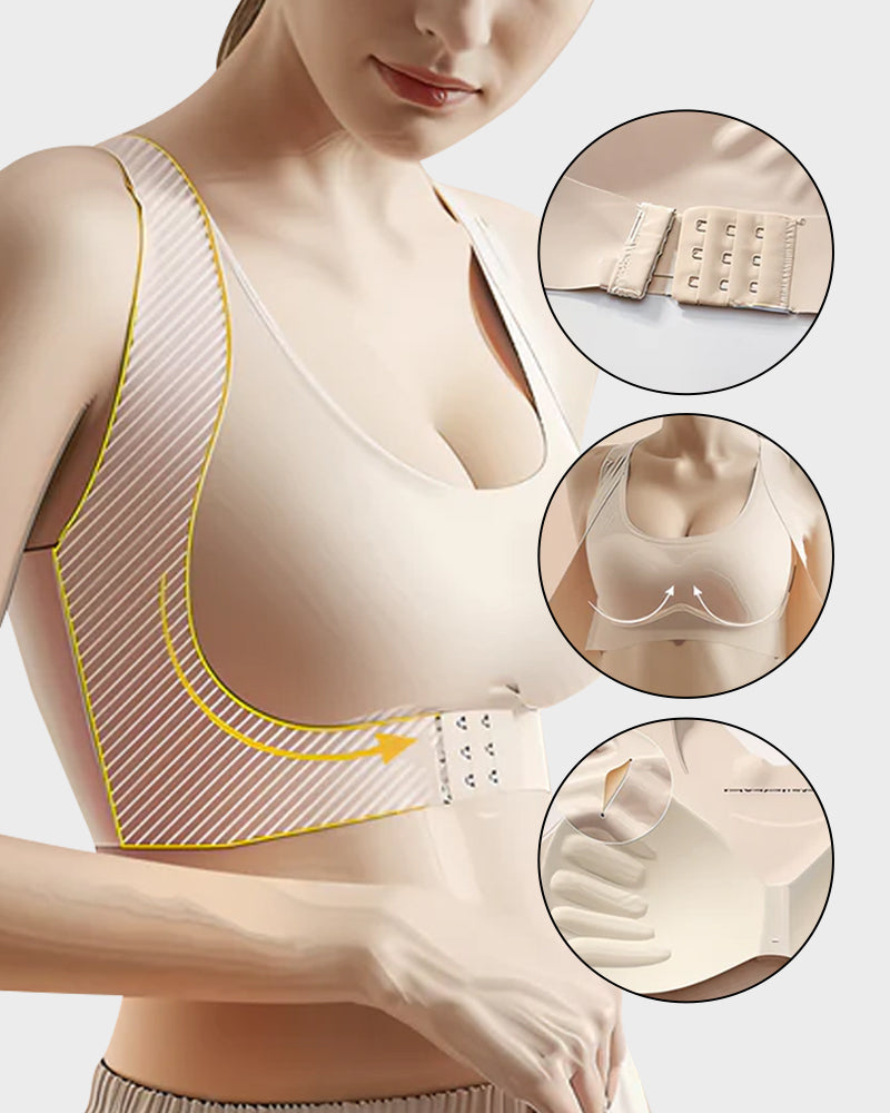 FIRMARA™ - Cross Back Front Closure Wireless Posture Support Bra