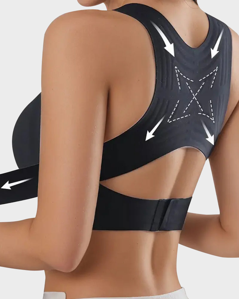 FIRMARA™ - Cross Back Front Closure Wireless Posture Support Bra