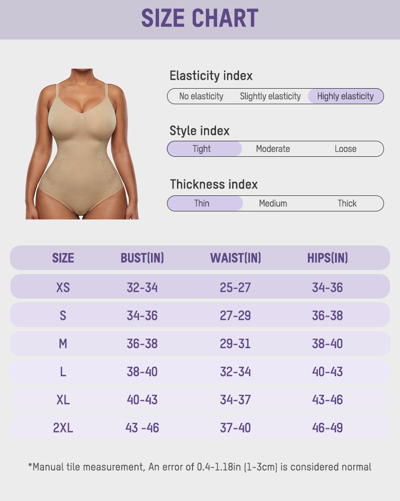 Deep-V Camisole Shaping Bodysuit - FirmaSculpt