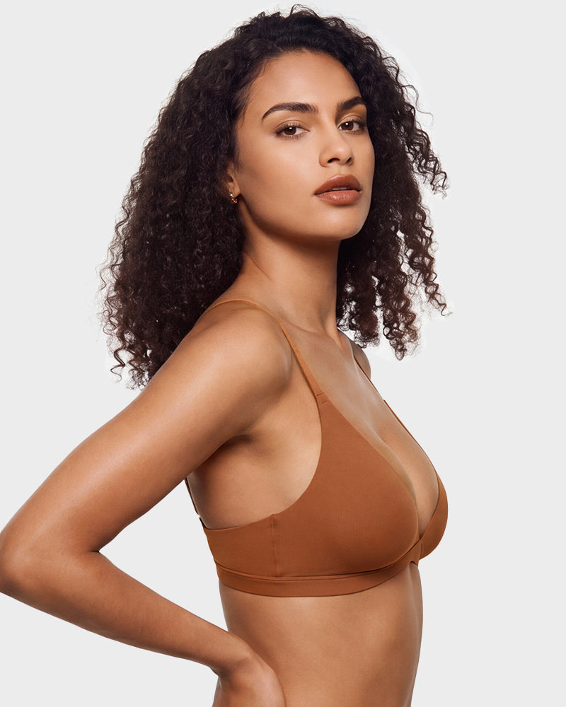 Wireless Plunge Comfort Bra - FirmaSoft